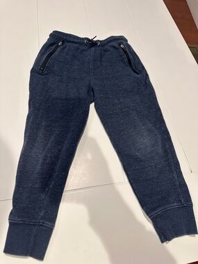 Old Navy Dark Blue Kids Jogger Sweatpants with Zipper Pockets